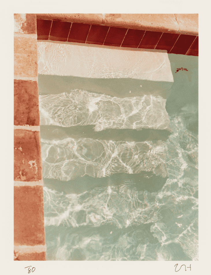 David Hockney, ‘Steps Into The Water’, 1976, Print, Chromogenic print, null, Numbered