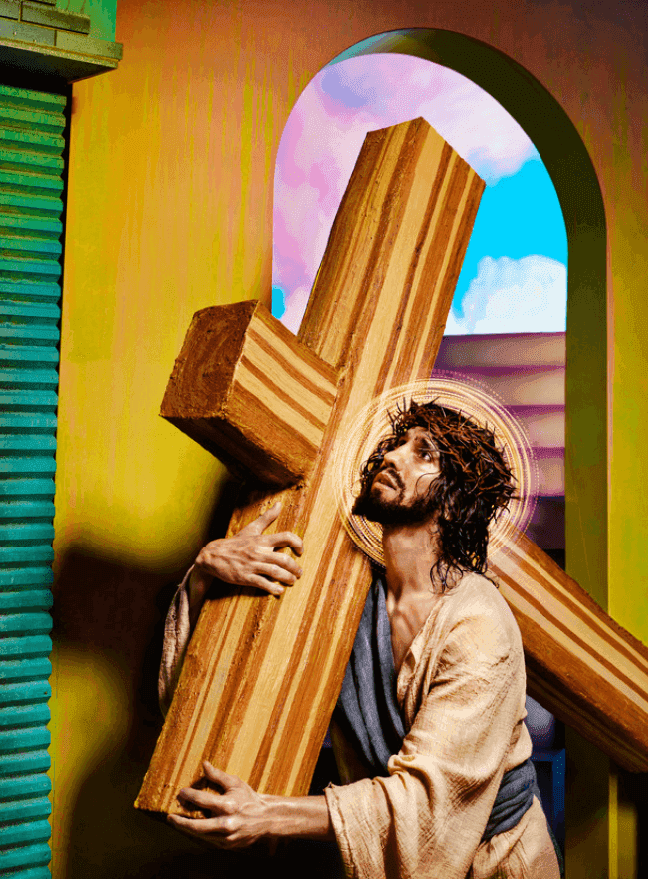 David LaChapelle, ‘III - He Falls For The First Time’, 2023, Print, Pigment Print on Dibond, null, Numbered