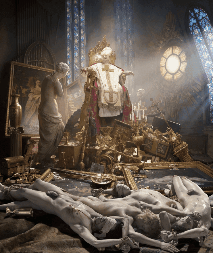 David LaChapelle, ‘Thy Kingdom Come’, 2009, Print, C-print on dibound, null, 