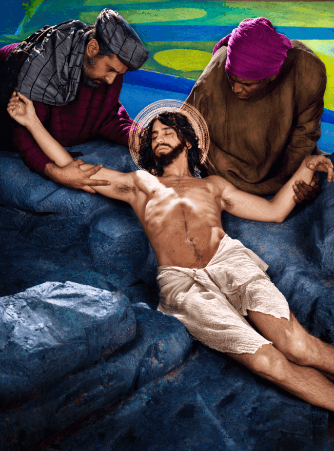 David LaChapelle, ‘XIV - He is Placed in the Sepluchre’, 2023, Print, Pigment Print on Dibond, null, 