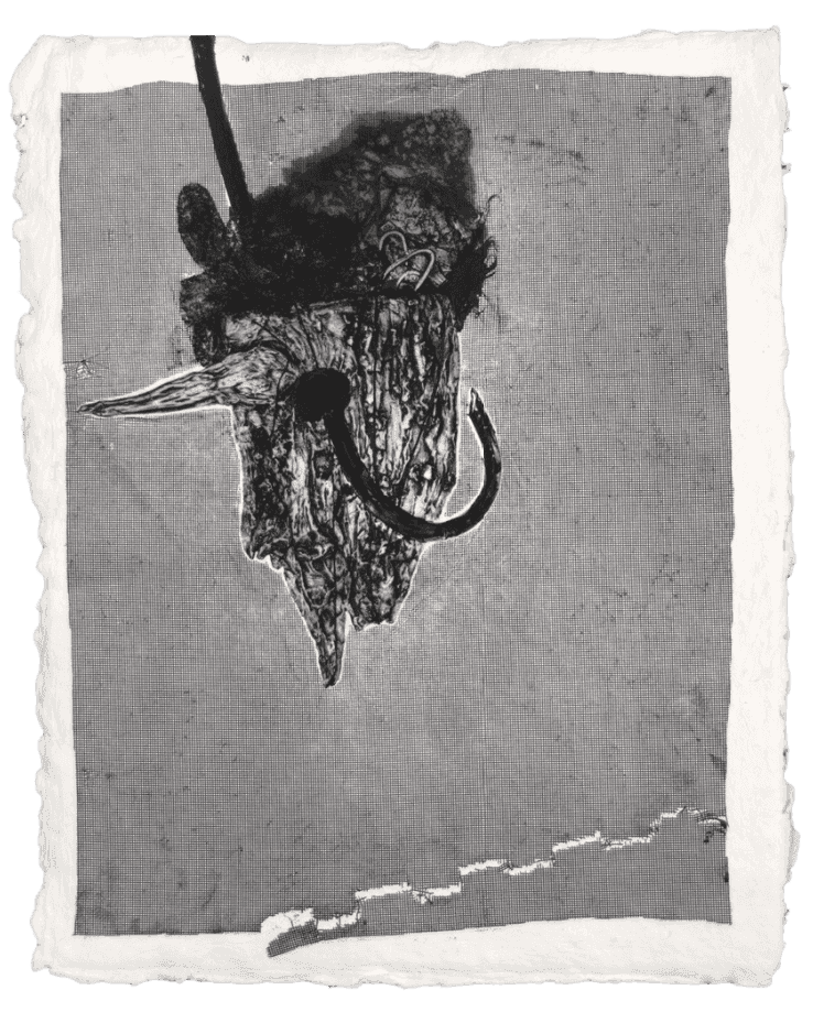 David Lynch, ‘Untitled (B1)’, 2001, Print, Collograph, relief, Tandem Press, 