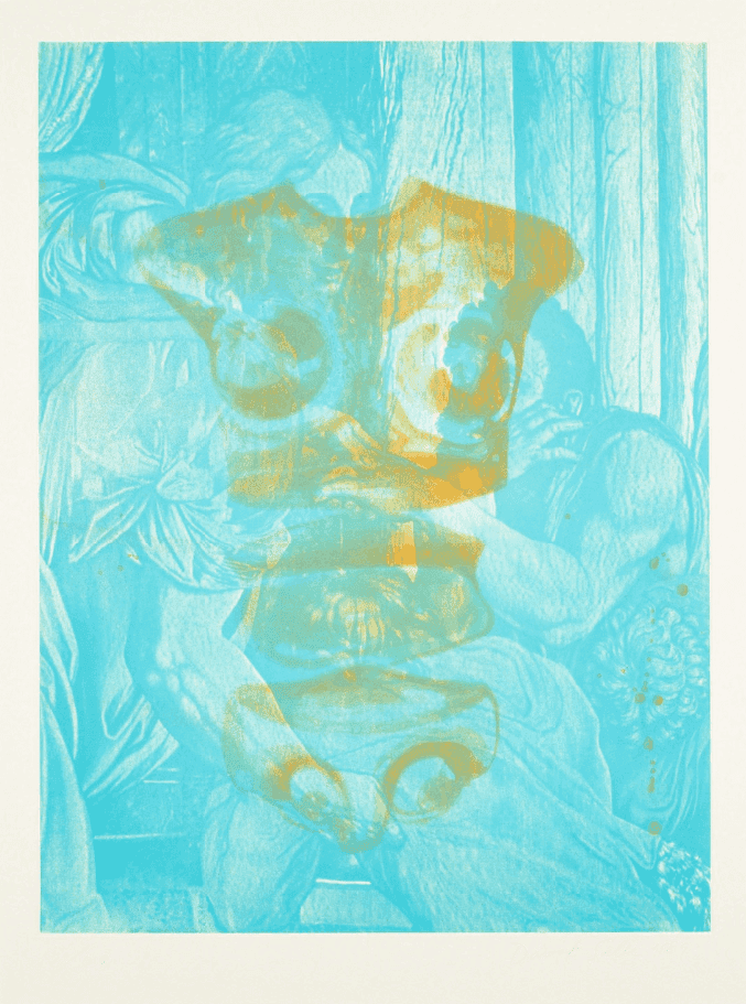 David Salle, ‘Canfield Hatfield I’, 1989, Print, Softground etching with aquatint and photo-etching, null, Numbered, Dated