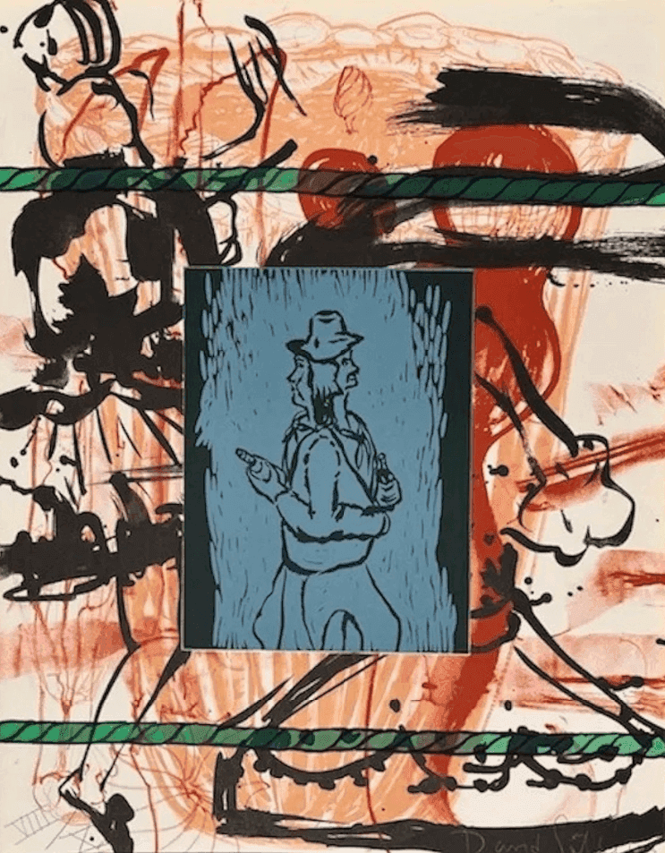 David Salle, ‘Liveley Iris’, 1992, Print, Mixed media, null, 