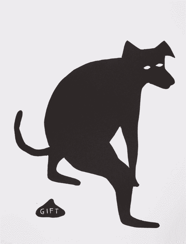 David Shrigley, ‘Shit, Gift’, 2024, Print, Linocut on Somerset 300gsm paper, Jealous Gallery, Numbered