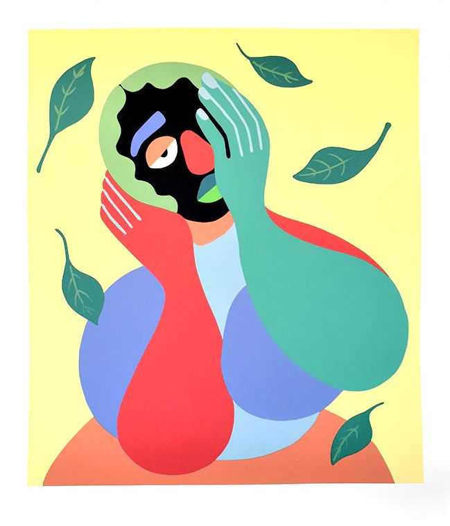 Deborah Segun, ‘Regaining my Balance’, 2021, Print, 11 colour screenprint on Somerset Satin Rag , Moosey Art, Numbered
