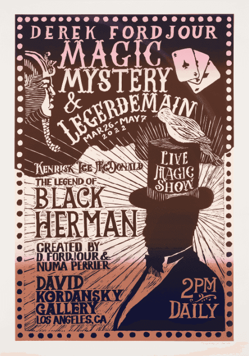 Derek Fordjour, ‘Magic, Mystery & Legerdemain’, 2022, Print, Silkscreen on paper, null, Dated