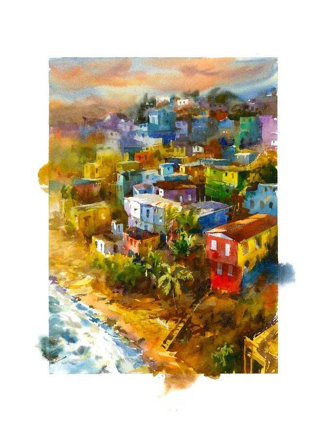 Devon Rodriguez, ‘La Perla’, 2025, Print, Archival 21ml. 310g/m Watercolor paper 100% Cotton., Self-released, 