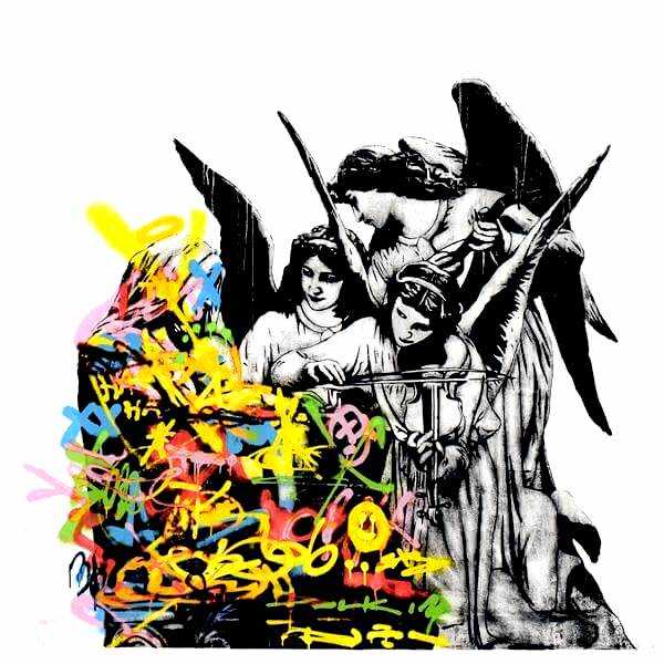Dolk, ‘Angels’, 03-12-2013, Print, 8 color screenprint, Handmadeposters, Numbered