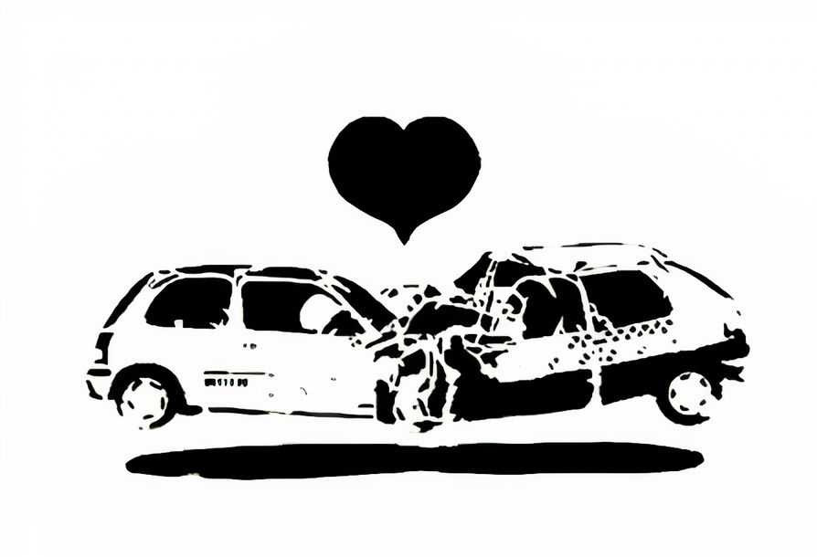 Dolk, ‘Carcrush’, 30-08-2013, Print, Spray paint on 300gsm art-paper, Galleri S.E., Numbered, Handfinished