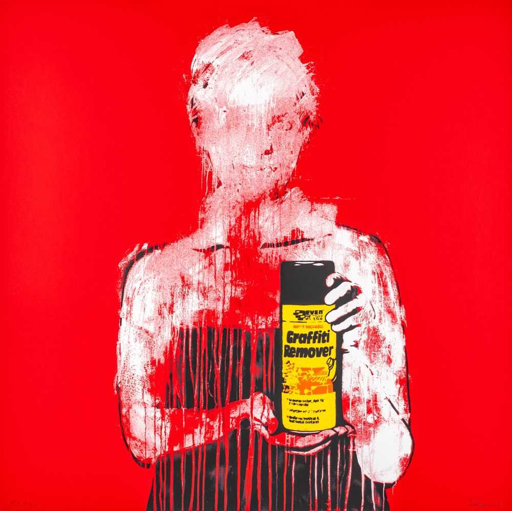 Dolk, ‘Graffiti Remover (Red)’, 03-12-2013, Print, Screenprint, null, Numbered