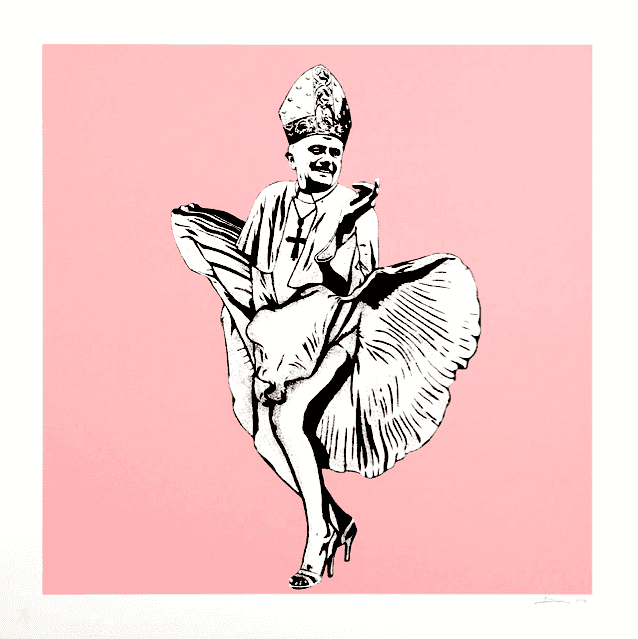 Dolk, ‘Pope’, 21-12-2012, Print, Screenprint, Gypsy Eyes, Numbered