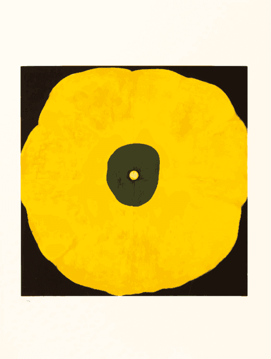 Donald Sultan, ‘Untitled (Poppy Flower)’, 1998, Print, Serigraph on paper, null, 