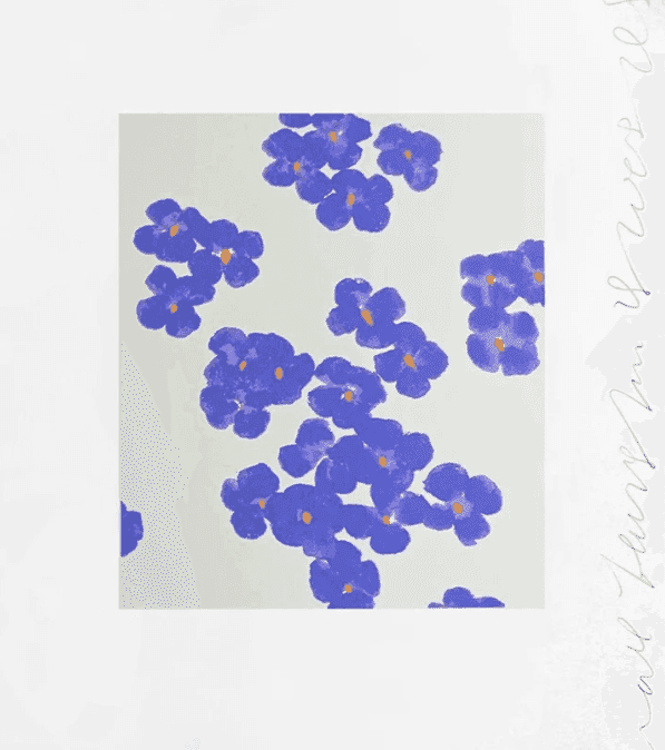 Donald Sultan, ‘Wallflower 15’, 2008, Print, Screenprint on paper, null, Numbered