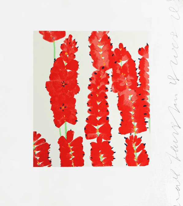 Donald Sultan, ‘Wallflower 26’, 2008, Print, Screenprint on paper, null, Numbered