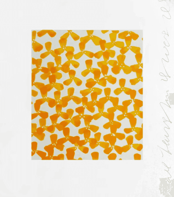 Donald Sultan, ‘Wallflower 34’, 2008, Print, Screenprint on paper, null, Numbered