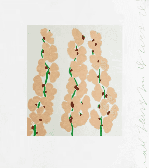 Donald Sultan, ‘Wallflower 3’, 2008, Print, Screenprint on paper, null, Numbered