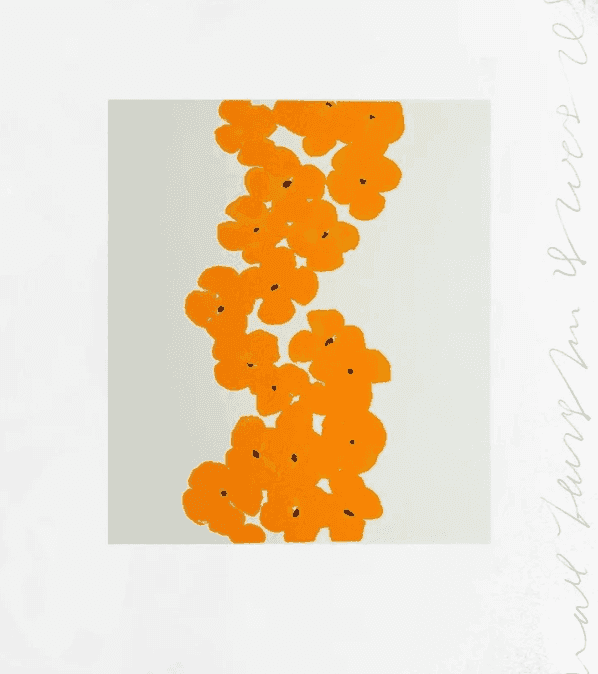 Donald Sultan, ‘Wallflower 9’, 2008, Print, Screenprint on paper, null, Numbered