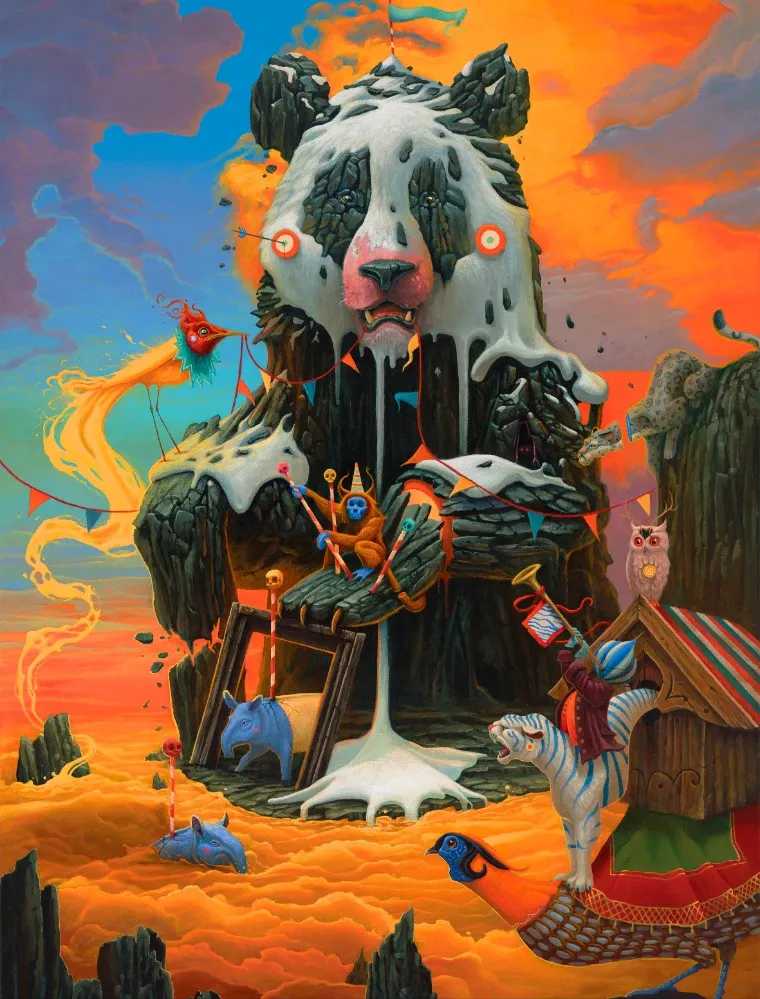 Dulk, ‘The Summit’, 2019, Print, Giclee Print, Thinkspace, Numbered
