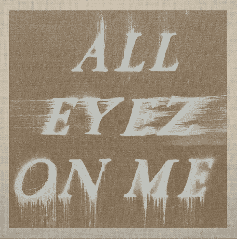 Ed Ruscha, ‘All Eyez On Me’, 2021, Print, Pigment print housed in custom Gucci box, NTWRK, 