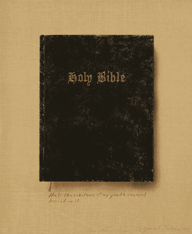 Ed Ruscha, ‘Holy Bible (State 1)’, 2003, Print, Lithograph in colors, null, Numbered, Dated