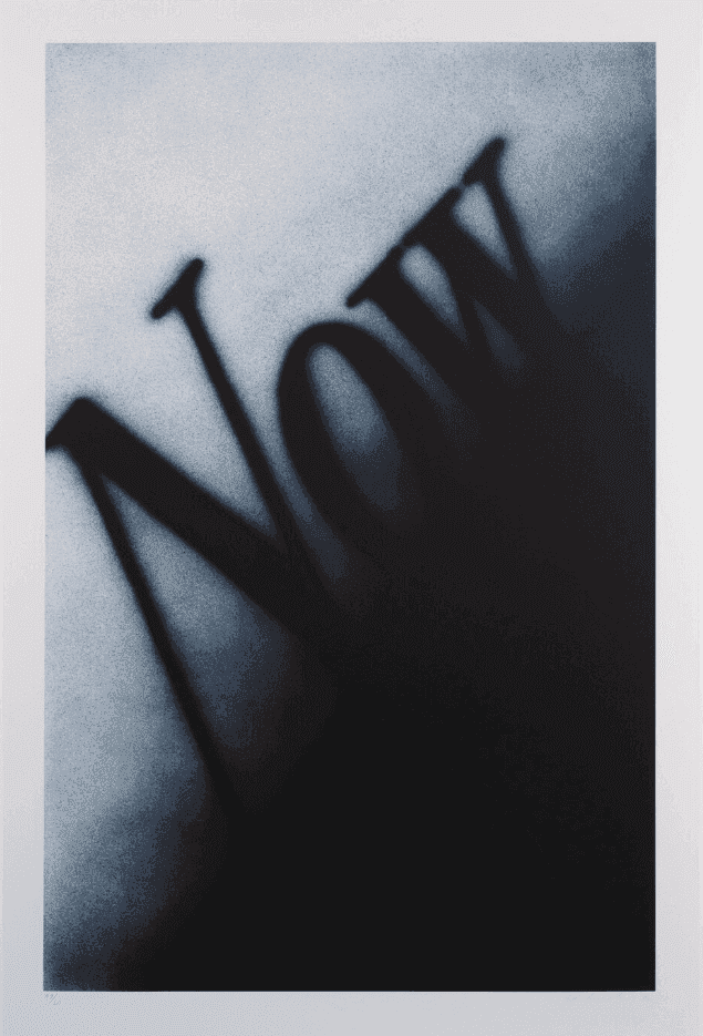 Ed Ruscha, ‘Now’, 1990, Print, Lithograph, null, Numbered