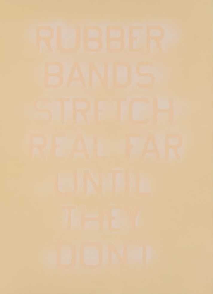 Ed Ruscha, ‘Rubber Bands (State 4)’, 22-11-2017, Print, Lithograph, Hamilton Press Gallery, Numbered, Dated