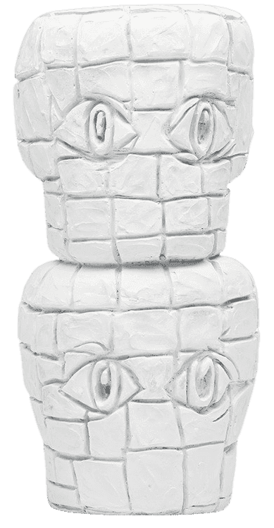Eddie Martinez, ‘Blockhead Stack (White)’, 2021, Sculpture, White patina, Case Studyo, Numbered