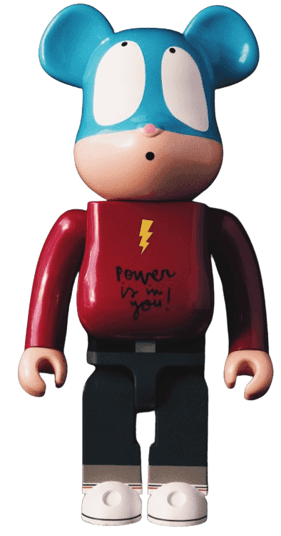 Edgar Plans, ‘Edgar Plans x BLACKRAINBOW BE@RBRICK’, 2023, Sculpture, Resin, Medicom Toy, 