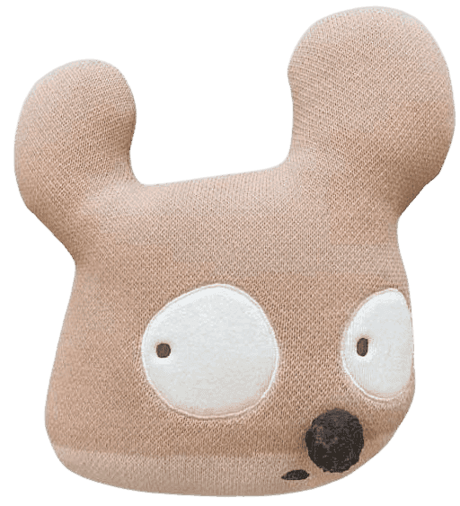 Edgar Plans, ‘Knitted Cushion Miss Mighty Mouse’, 07-09-2021, Collectible, Handmade cotton knitted cushion, Lorena Canals, 