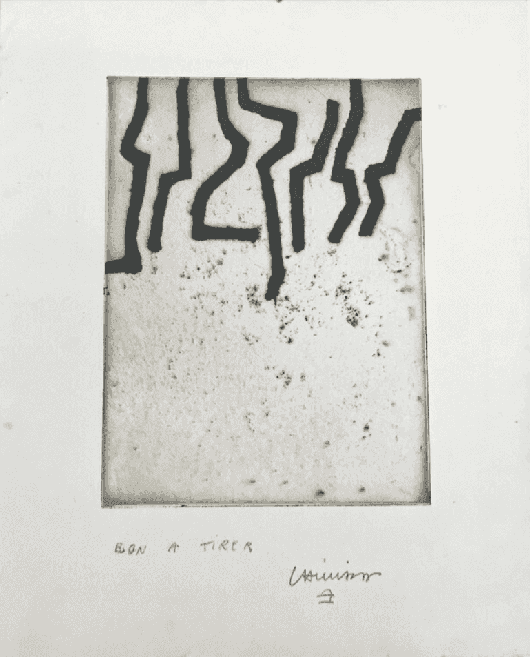 Eduardo Chillida, ‘Aldati’, 1967, Print, Etching, engraving, Arte, 