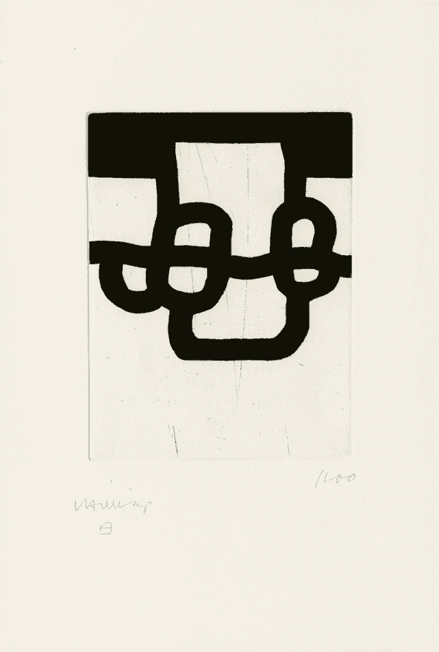 Eduardo Chillida, ‘Antzo VI’, 1985, Print, Etching, null, Numbered