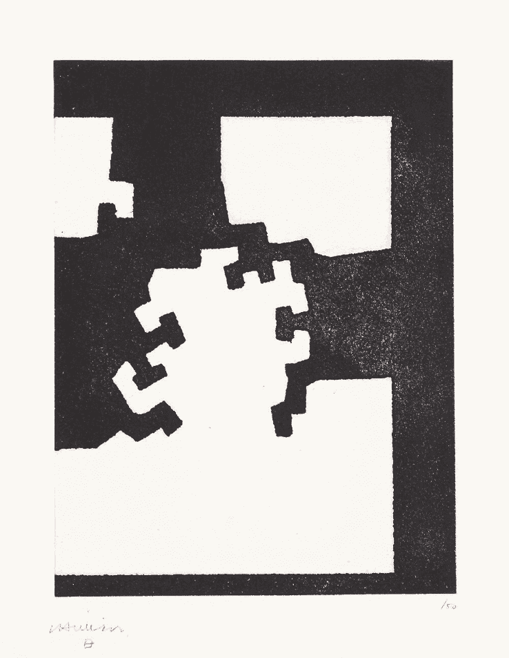 Eduardo Chillida, ‘Atzapar’, 1973, Print, Aquatint etching on strong BFK Rives handmade paper, Maeght, Numbered