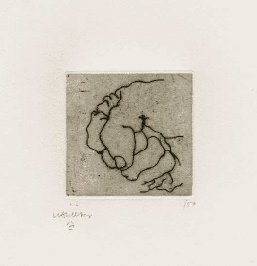 Eduardo Chillida, ‘Esku XV’, 1977, Print, Drypoint etching, null, Numbered