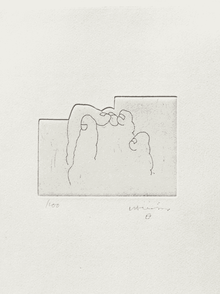 Eduardo Chillida, ‘Literature or Life (Hebrew Edition)’, 1997, Print, Aquatint, Boza Editor, Numbered
