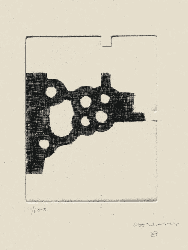 Eduardo Chillida, ‘Literature or Life III’, 1997, Print, Etching, null, Numbered