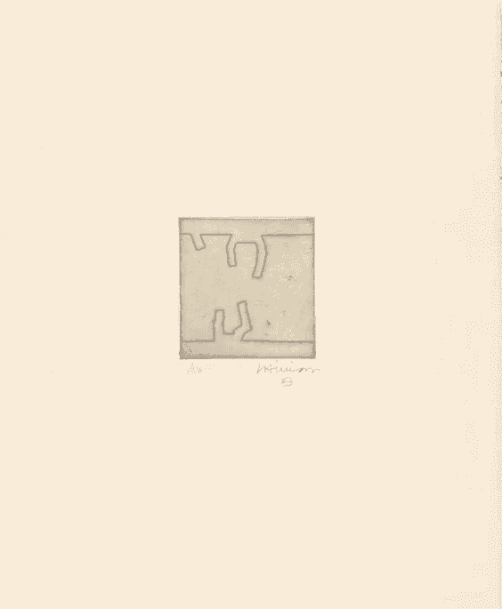 Eduardo Chillida, ‘Ze I’, 1969, Print, Etching on Chiffon de mandeure paper, Maeght Editeur, Numbered