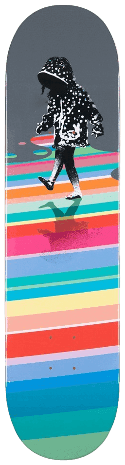 Eelus, ‘After The Rain (Skate Deck)’, 21-07-2021, Collectible, Archival Pigment Print Transfer on Cold Pressed Steep Natural Skate Deck, 1xRUN, Numbered