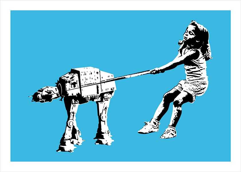 Eelus, ‘Shat At (Blue)’, 2005, Print, Screenprint, Pictures on Walls, Numbered