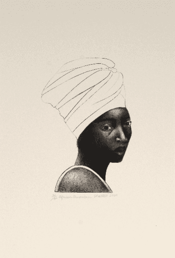 Elizabeth Catlett, ‘African American’, 2009, Print, Lithograph, null, 