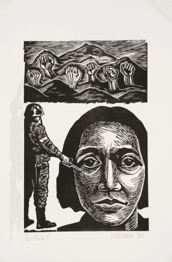 Elizabeth Catlett, ‘Chile II’, 1980, Print, Linocut, null, 