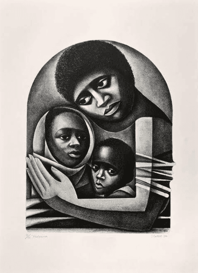Elizabeth Catlett, ‘Madonna’, 1982, Print, Lithograph, null, 
