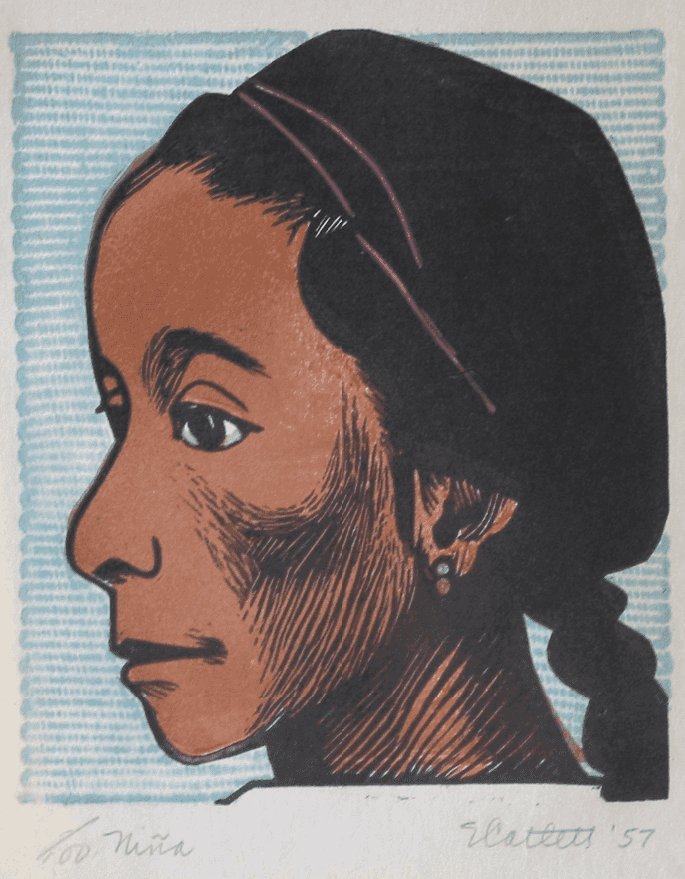 Elizabeth Catlett, ‘Niña’, 1957, Print, Linocut, null, 