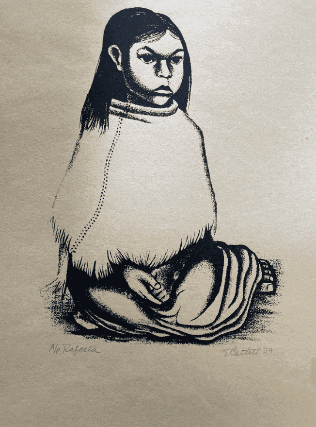 Elizabeth Catlett, ‘Rafaela’, 1959, Print, Screenprint, null, Dated