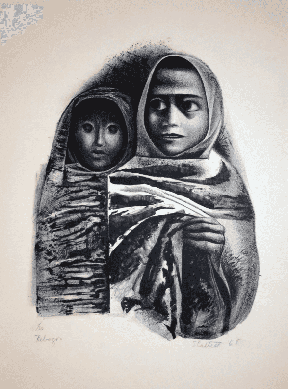 Elizabeth Catlett, ‘Rebozos’, 1968, Print, Lithograph, null, Numbered, Dated