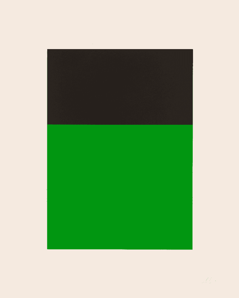 Ellsworth Kelly, ‘Black Green’, 1970, Print, Lithograph, Gemini G.E.L., Numbered