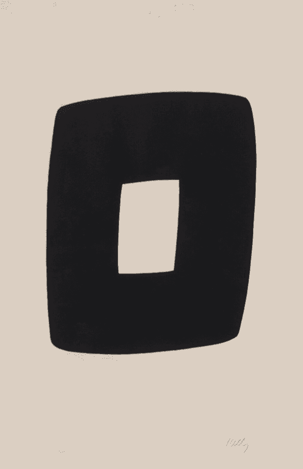 Ellsworth Kelly, ‘Black and White’, 1964, Print, Lithograph, null, Numbered