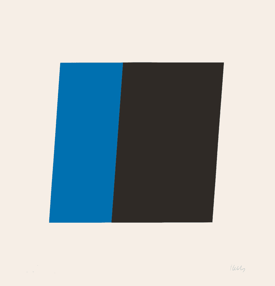 Ellsworth Kelly, ‘Blue Black’, 1970, Print, Lithograph, Gemini G.E.L., Numbered