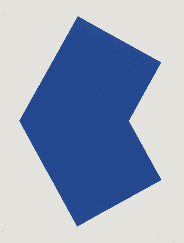 Ellsworth Kelly, ‘Blue II’, 2001, Print, 1-color lithograph, Gemini G.E.L., Numbered