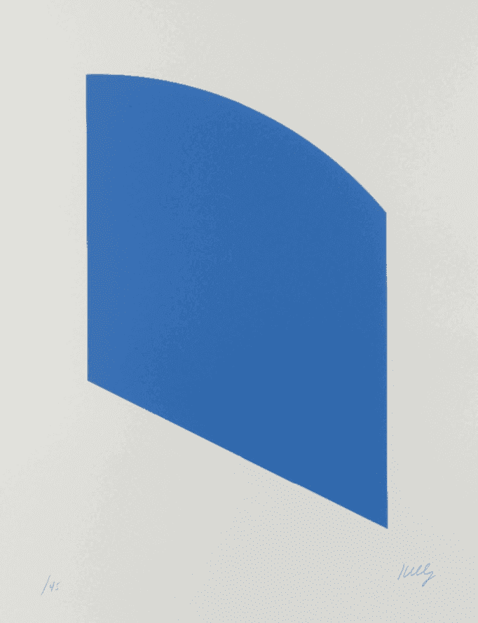 Ellsworth Kelly, ‘Blue I’, 2003, Print, Lithograph, null, Numbered