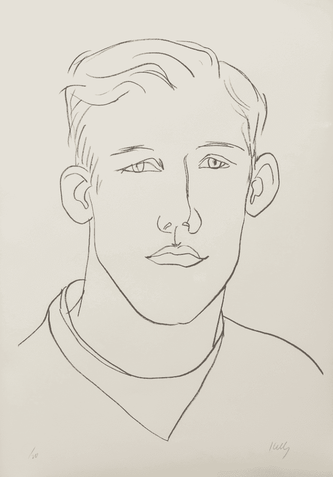 Ellsworth Kelly, ‘David’, 1964, Print, Lithograph on Rives BFK white paper, null, Numbered